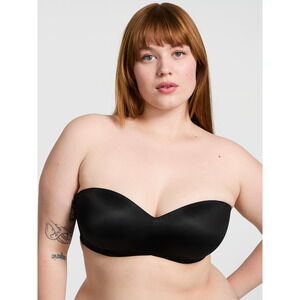 Victoria's Secret Women's Wear Everywhere Lightly Lined Strapless Bra 36D Black